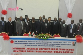Côte d'Ivoire : Le Japon numérise la carte topographique d'Abidjan